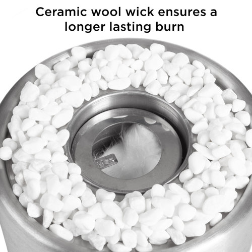 Northwest Round Ventless BioEthanol Tabletop Fireplace & Reviews Wayfair